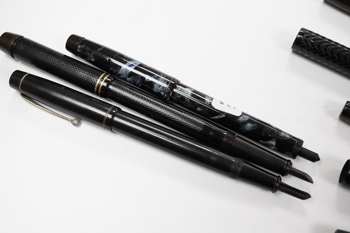 A small collection of D.L.R. Onoto spares